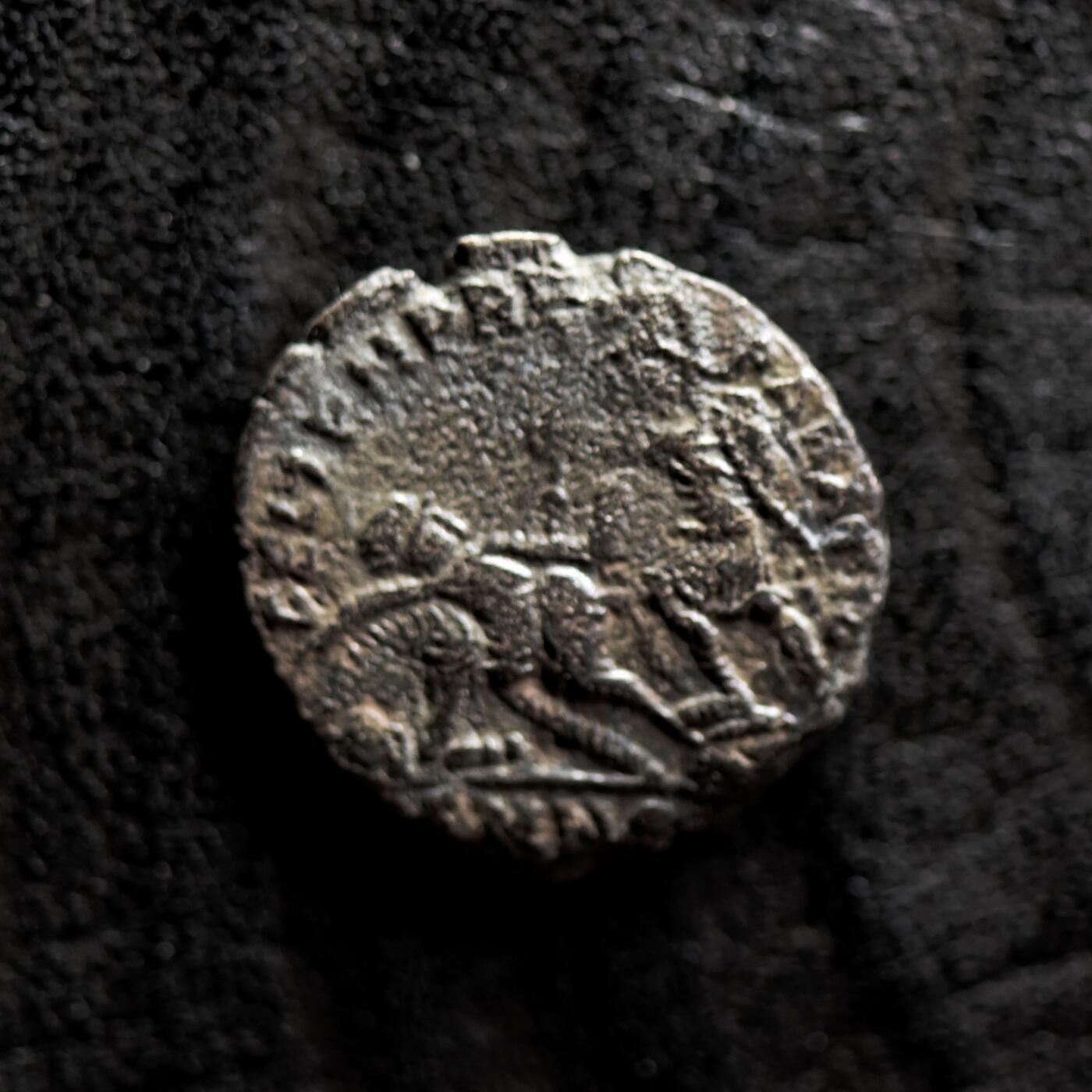 【良泉】第41期【自动场】11月27日晚19.30点开拍！86组，西方古代钱币专场 公元337-361年【古罗马】君士坦提乌斯二世，重新幸福时光铜币，2.15克