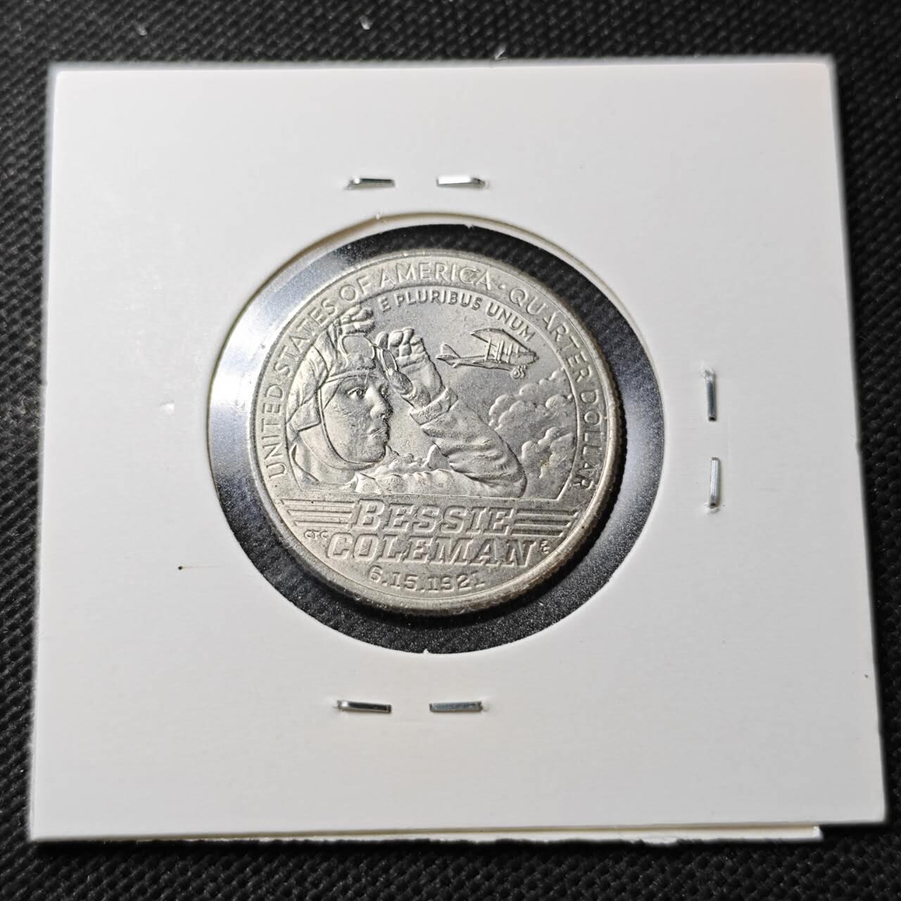 KK钱币收藏小铺  第373场  2月预留时间 周末发货  2023美国25分纪念币 好品