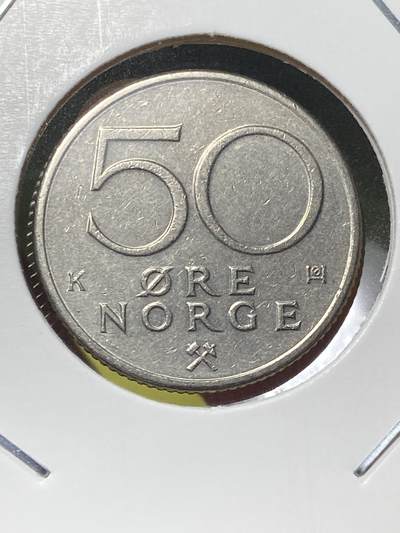 2025年第一百三十场(总第一百五十六场）外国好品纸夹散币场(免佣金) - 挪威🇳🇴1982年50欧尔(K标，大盾版)