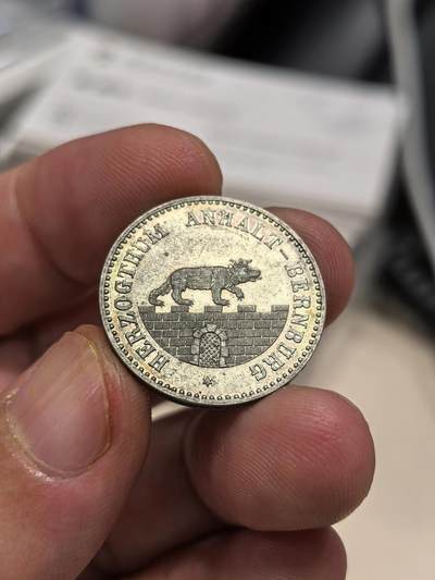 博洋堂世界钱币拍卖第147期（全场包邮） - 德意志安哈尔特1/6泰勒小银币