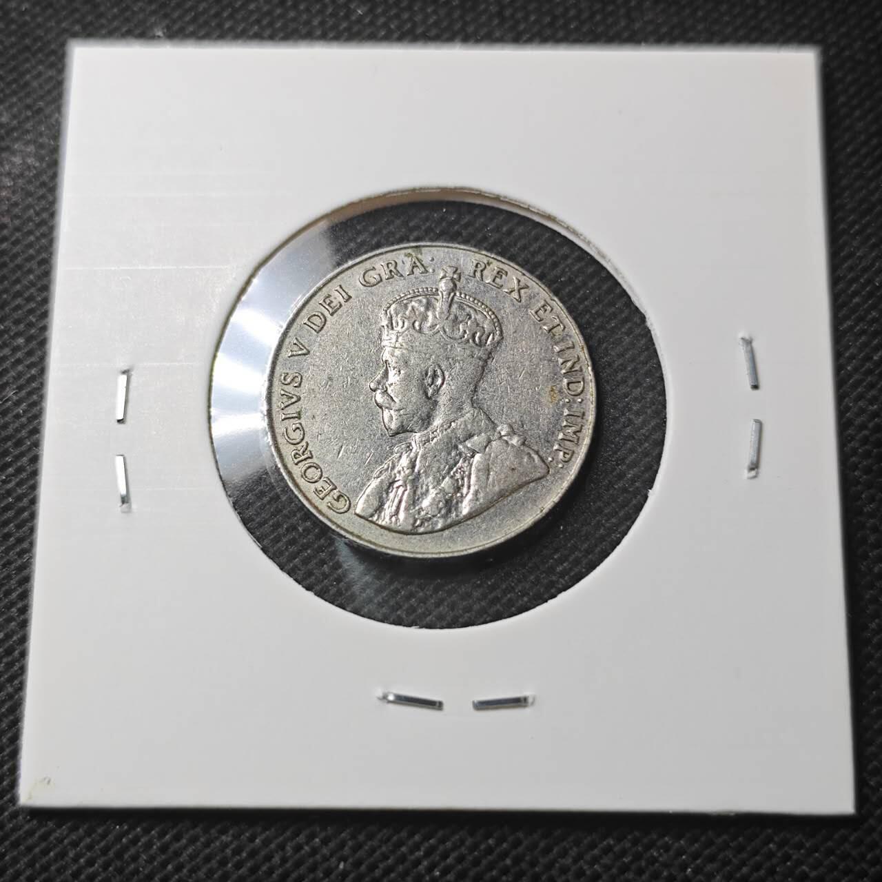 KK钱币收藏小铺  第374场  2月预留时间 周末发货  1932加拿大5分镍币