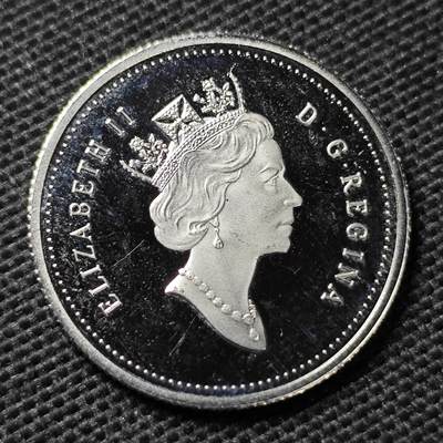 KK钱币收藏小铺  第361场  2月预留时间 周末发货 -  1995加拿大25分精制币