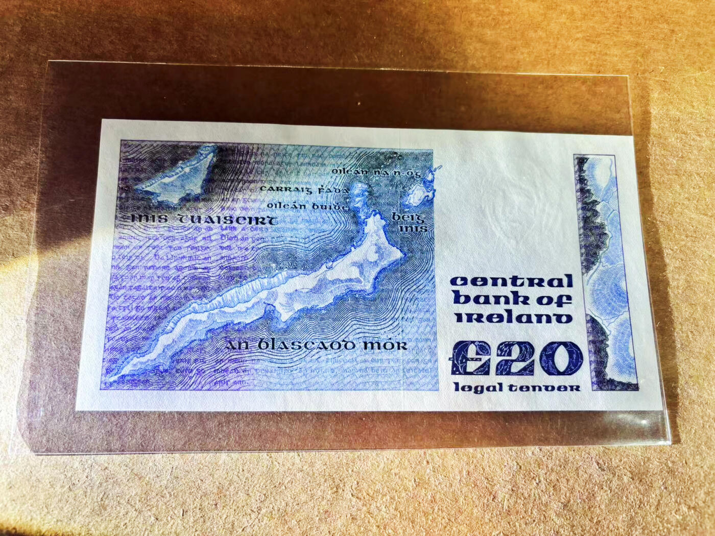 【Blue Auction】世界纸币精拍第752期——18级TOP拍卖/信誉/品质/专业/高效💫 【无47】爱尔兰1989年20镑 叶芝 AU品相