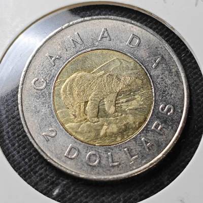 KK钱币收藏小铺  第373场  2月预留时间 周末发货 -  加拿大2元