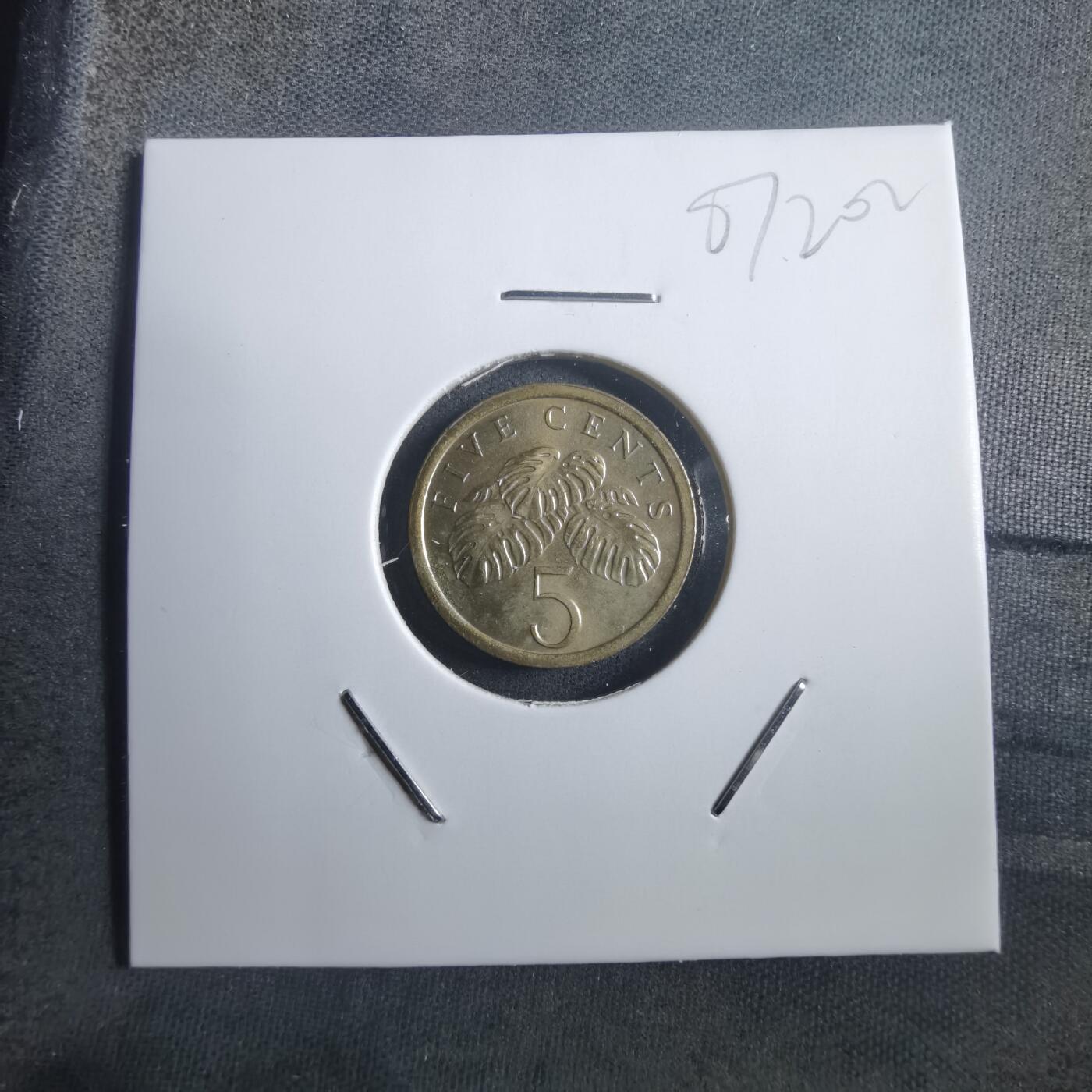 沼泽如烟--第907场 新加坡1989年五分