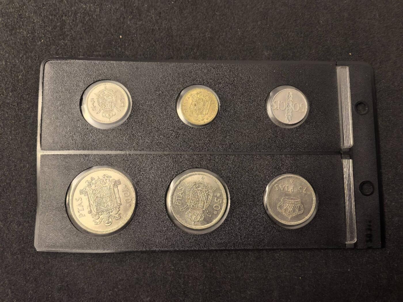 Triple S 第67期 1975西班牙胡安卡洛斯全套硬币