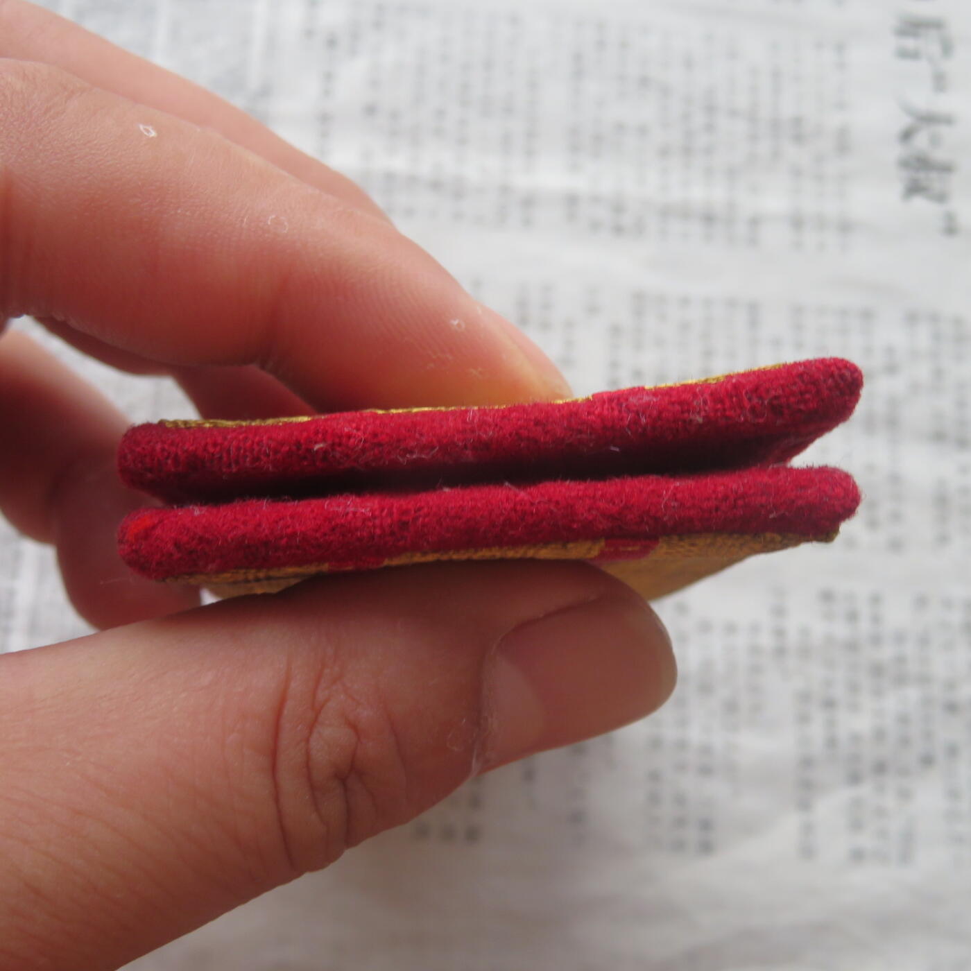 66--55陆军大校礼服大衣肩章一付（原装校官星）