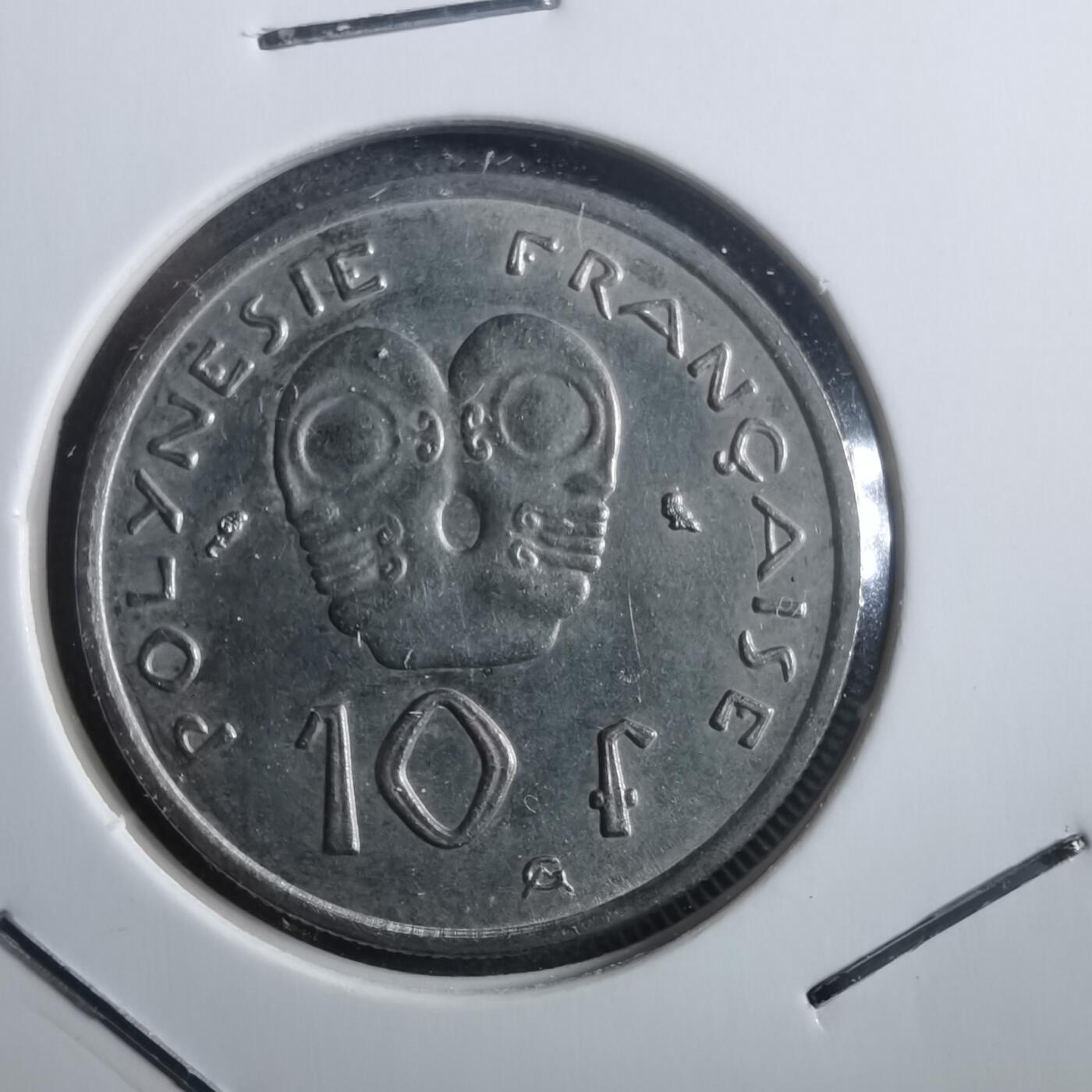 沼泽如烟--第907场 法属波利尼西亚1972年10法郎