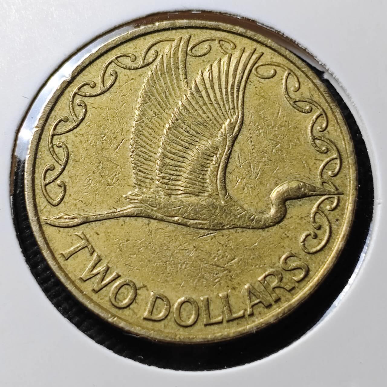 KK钱币收藏小铺  第373场  2月预留时间 周末发货  新西兰2元