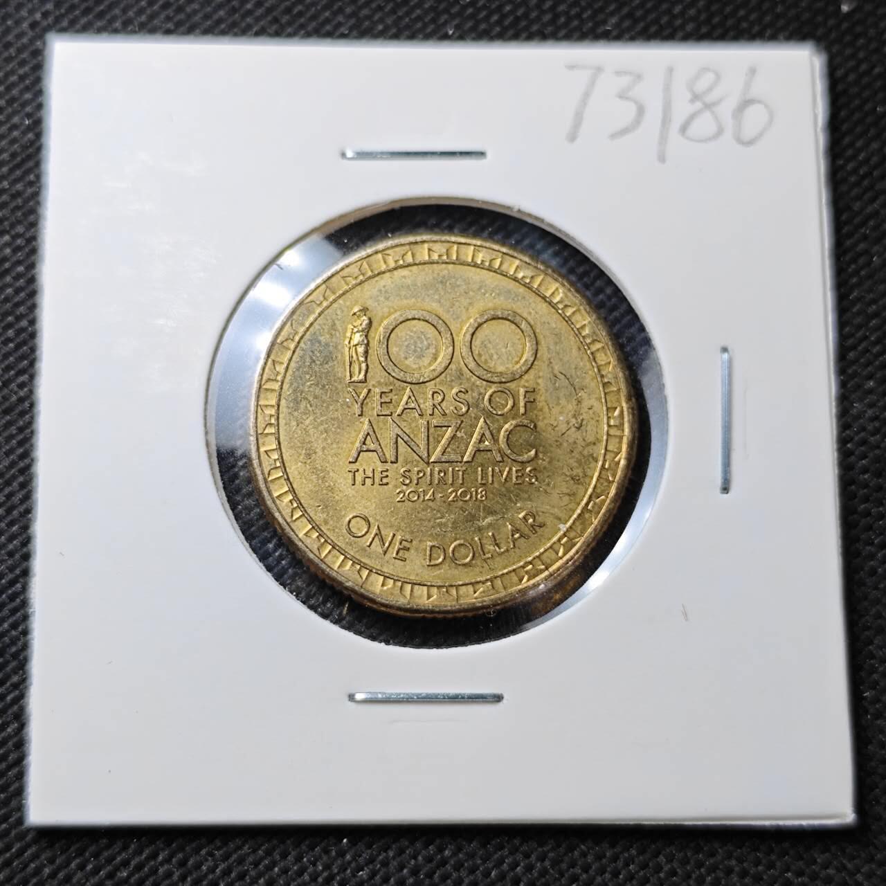 KK钱币收藏小铺  第373场  2月预留时间 周末发货  2018澳大利亚1元纪念币