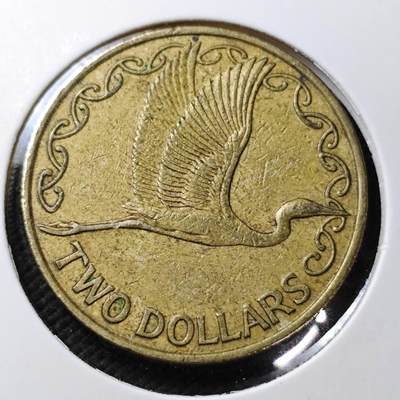 KK钱币收藏小铺  第373场  2月预留时间 周末发货 -  新西兰2元