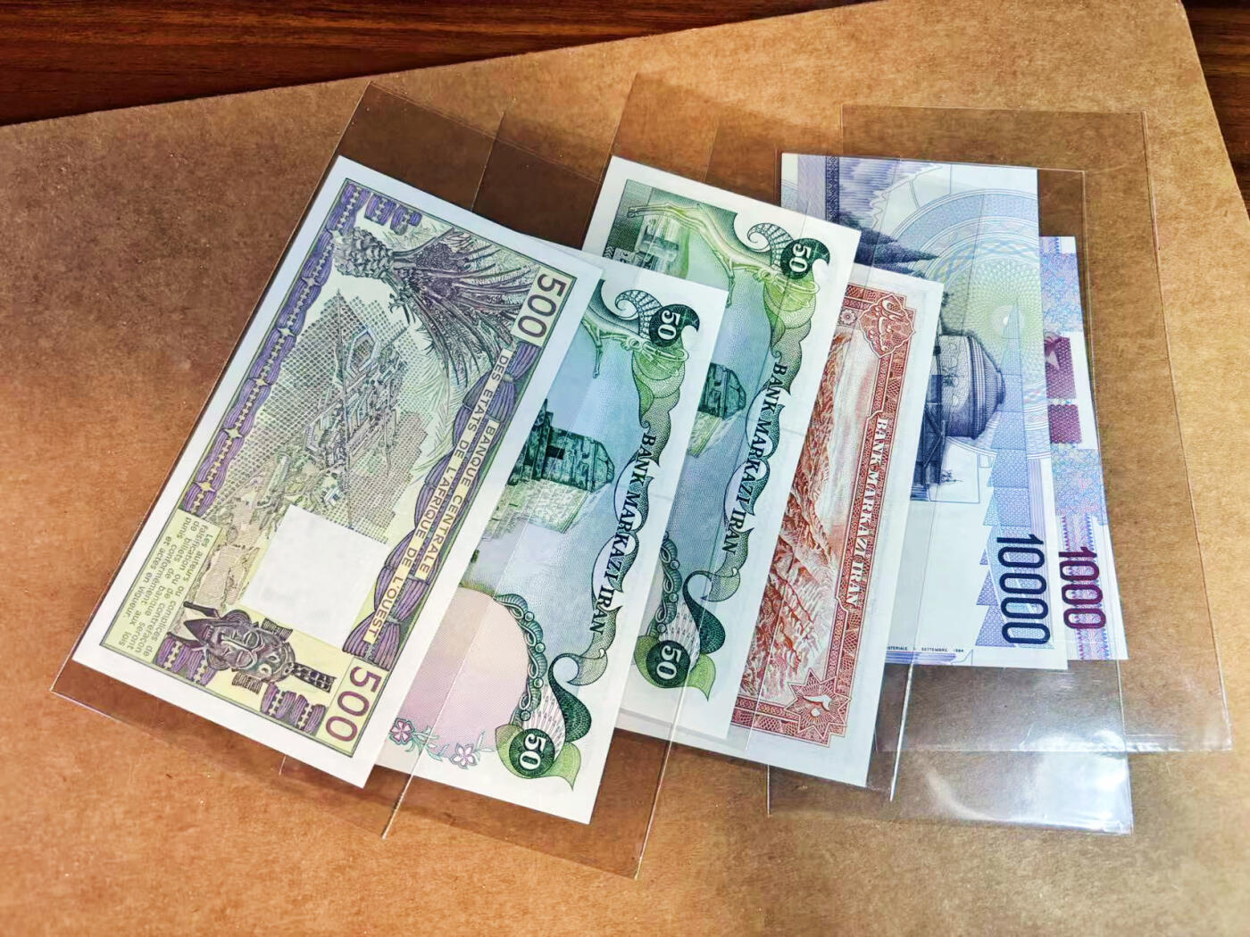 【Blue Auction】世界纸币精拍第752期——18级TOP拍卖/信誉/品质/专业/高效💫 【一组6张】意大利、伊朗、中非共同体纸币一组 全新UNC