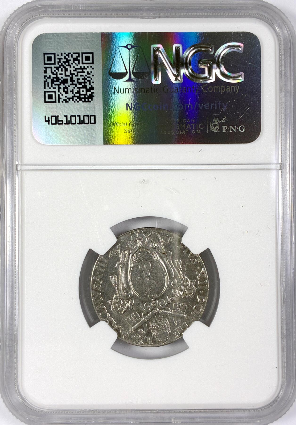 【雨安】【世界币章116期-评级币专场】2025-11-22 周六 19:30 保真【直播拍卖】 [评级欧洲] Vatican 梵蒂冈 50分 1941年  NGC-MS66