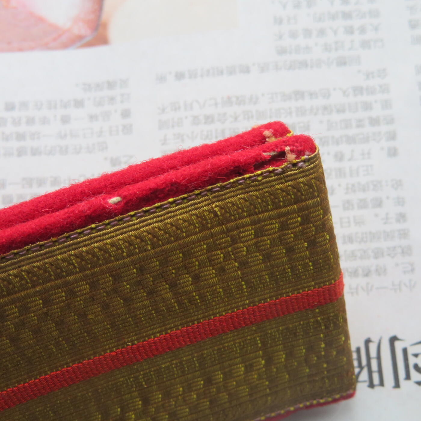 30--55陆军准尉大衣肩章一付（3号长度，有虫蛀）（5）