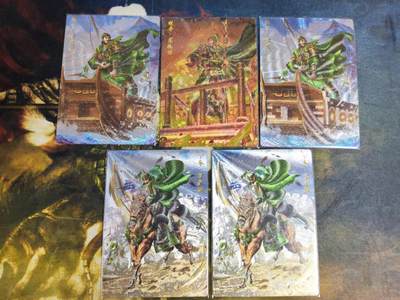 阳大大卡牌拍卖第83期（持续收拍品，周六晚上九点截拍，进群福利早知道） - 【裸卡】卡德曼 武韵红颜（三国演义） 杆子 程普+韩当2+丁奉2 粗闪5张