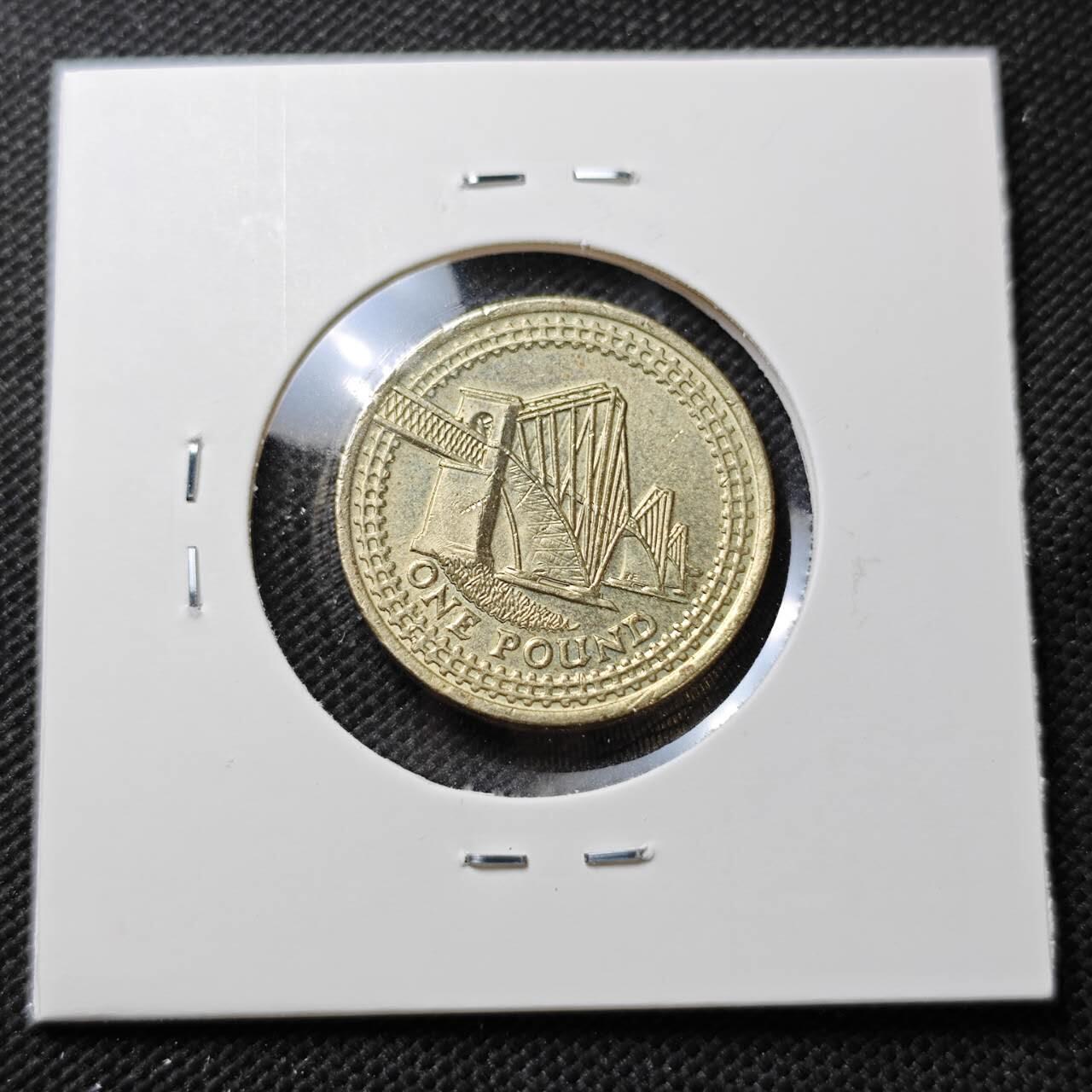 KK钱币收藏小铺  第373场  2月预留时间 周末发货  英国1镑 桥