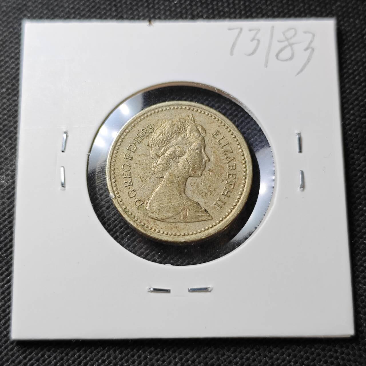 KK钱币收藏小铺  第373场  2月预留时间 周末发货  英国1镑