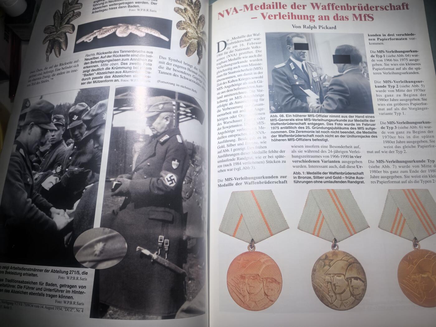 盛世勋华——号角文化勋章邮票专场拍卖第288期 德国出版 Militaria-Magazin杂志 2009年4/5月刊总第138期 58页