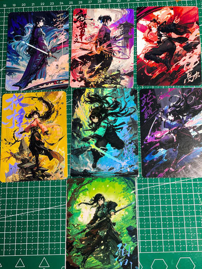 显眼宝36期 11月14日晚22:00截拍 佣金1起 可寄存～ - 武侠 一套7张 很帅气 彩闪工艺 63*88