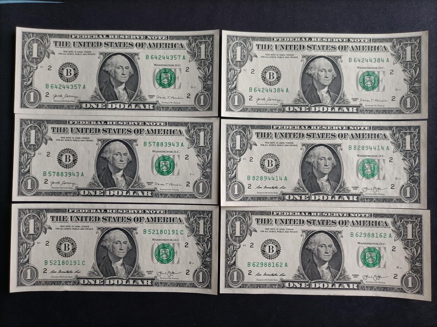 【游宝拍卖】乙巳蛇年89期 全场包邮 六六大顺特别场 美元🇺🇸 UNC/AU