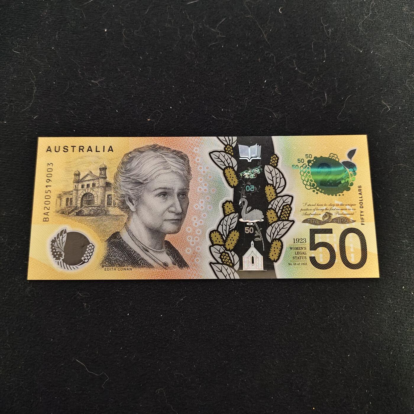 【全场包邮】纯粹捡漏拍479场（免费代拍第16场） 【塑料钞】澳大利亚50元塑料钞
