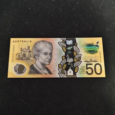 【全场包邮】纯粹捡漏拍479场（免费代拍第16场） - 【塑料钞】澳大利亚50元塑料钞