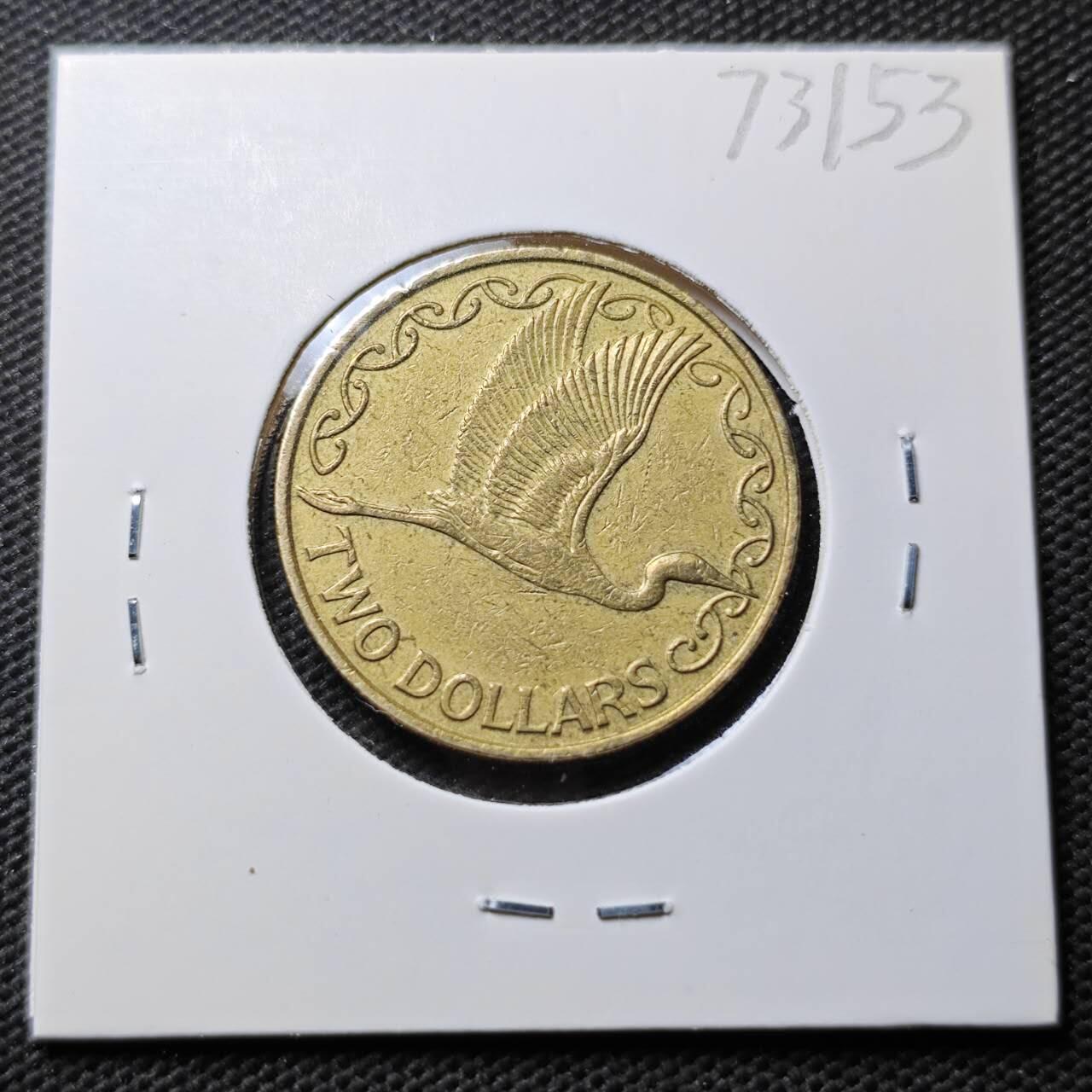 KK钱币收藏小铺  第373场  2月预留时间 周末发货  新西兰2元