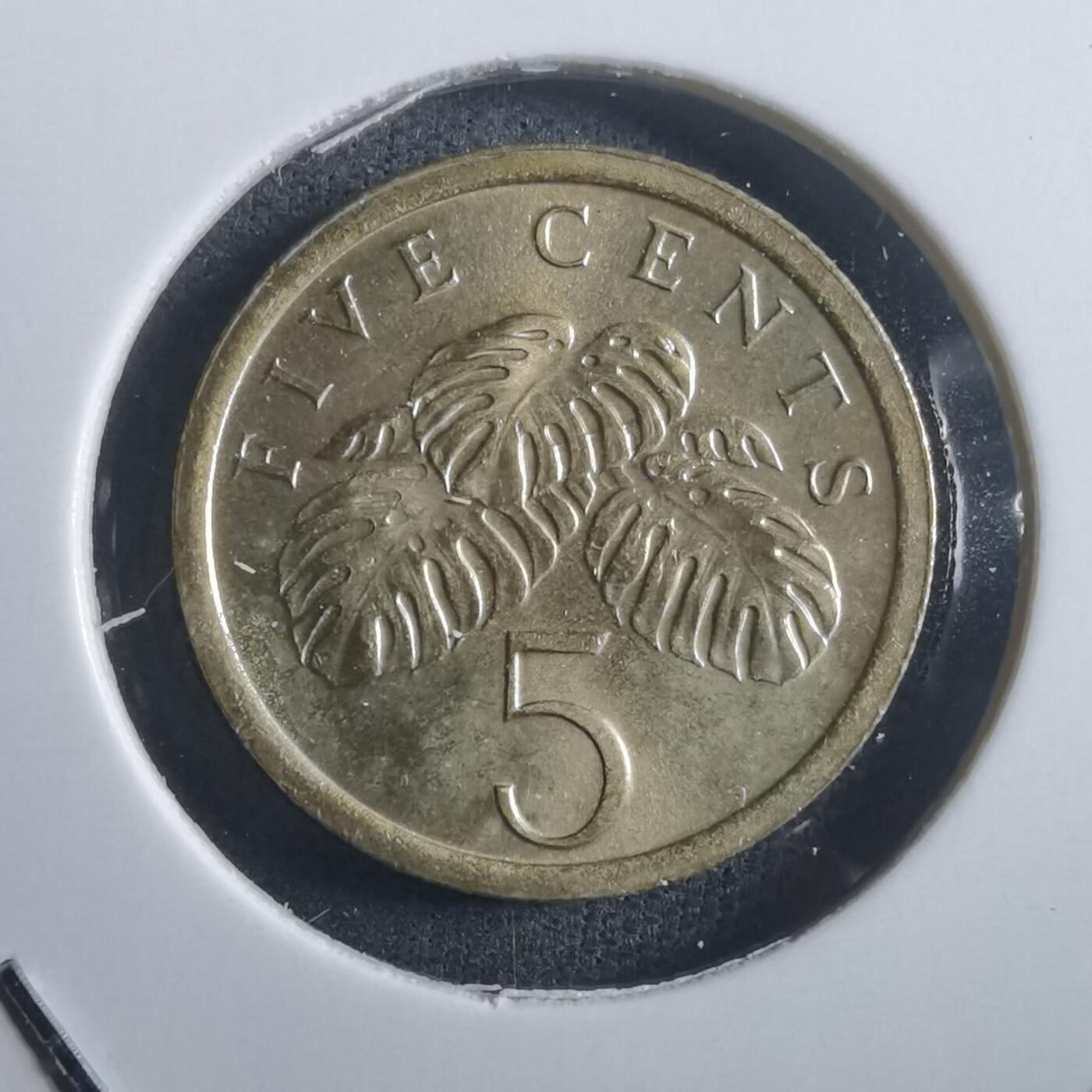 沼泽如烟--第907场 新加坡1989年五分