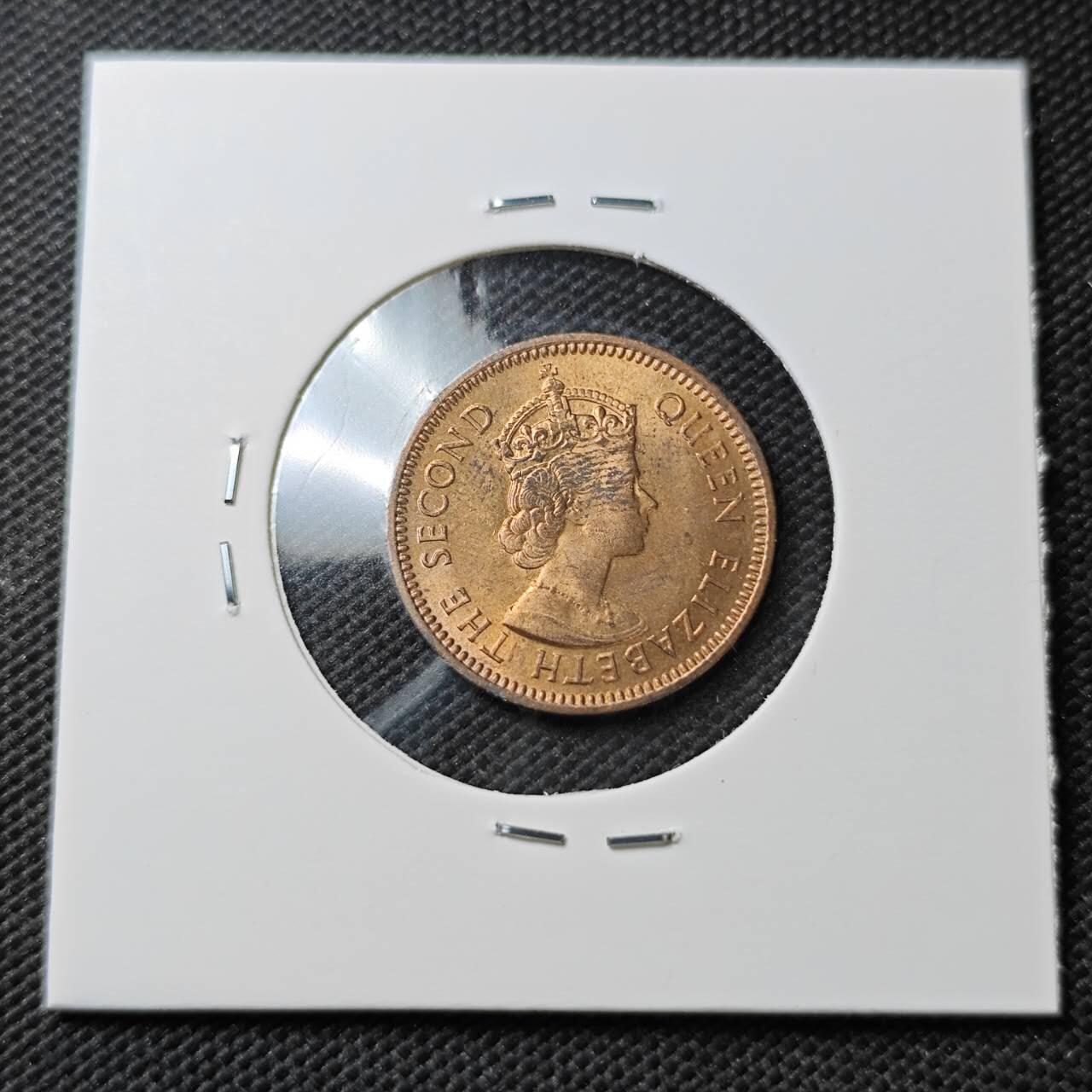 KK钱币收藏小铺  第373场  2月预留时间 周末发货  英属塞浦路斯3米尔铜币 好品