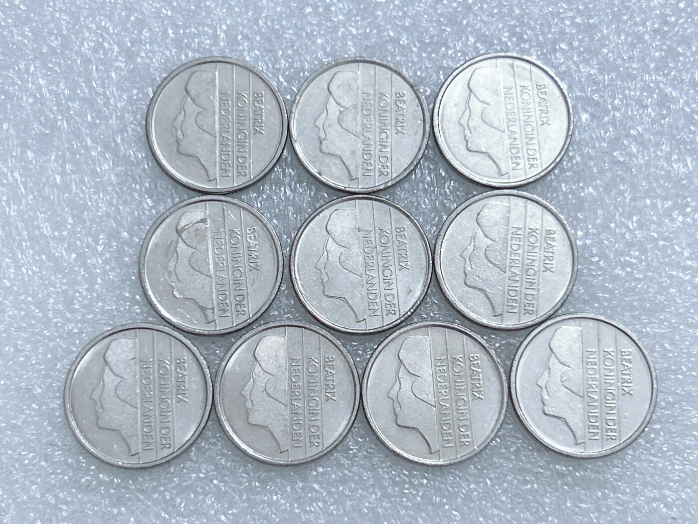 第一海外回流一元起拍收藏 散集专场  第269期 荷兰25分硬币 贝娅特丽克丝女王 10枚