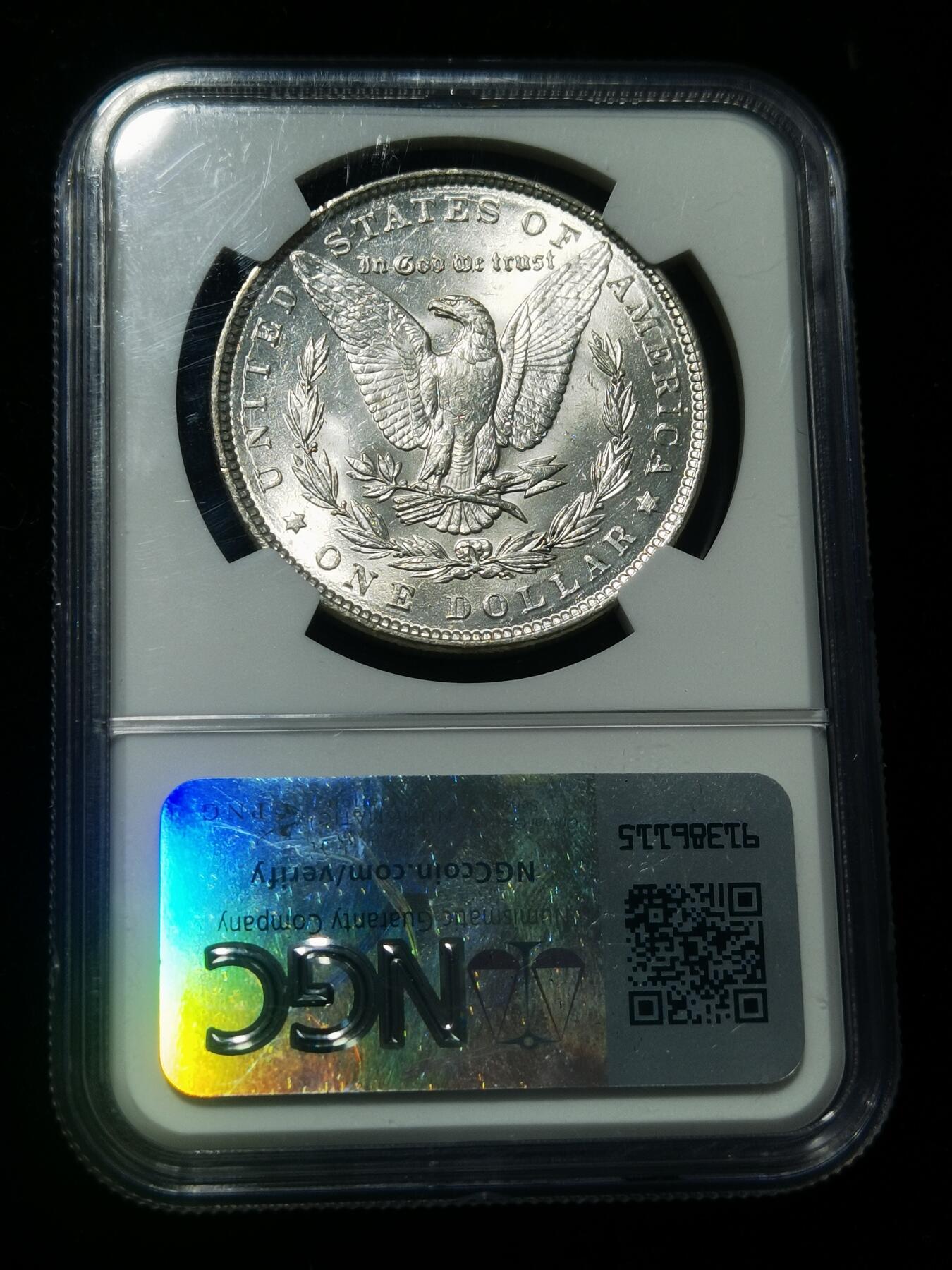 天下钱庄专场欢迎参拍 NGC MS62 1886美国摩根一美元银币