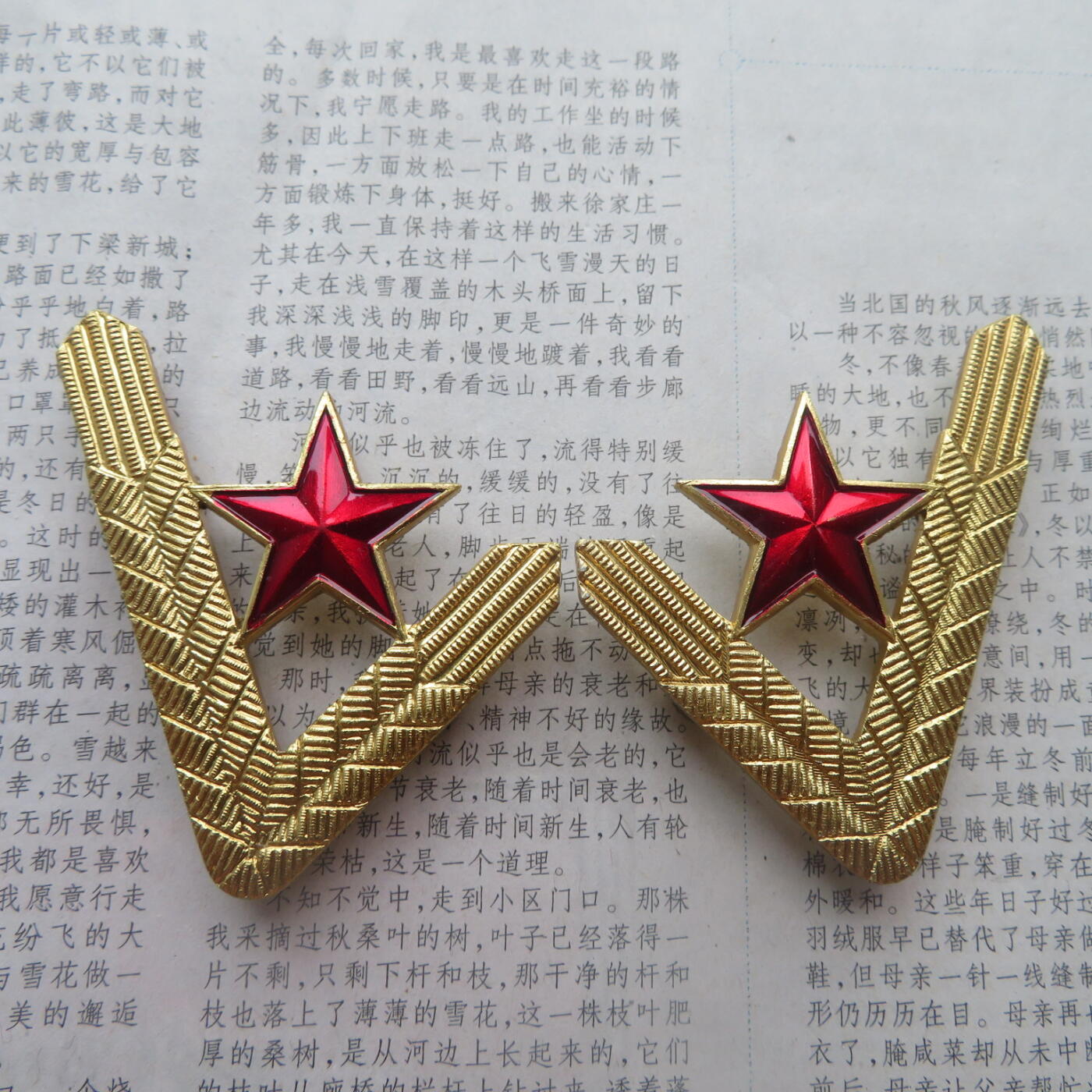 50--87仪仗队领花一付