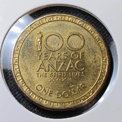 KK钱币收藏小铺  第373场  2月预留时间 周末发货 -  2018澳大利亚1元纪念币