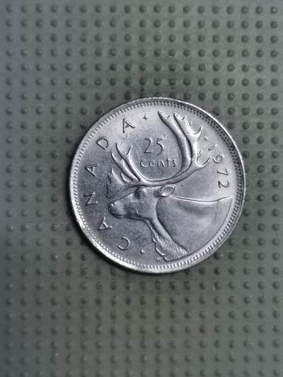 2025年第121场各国散币拍卖（总第121场） - 加拿大1972年25分