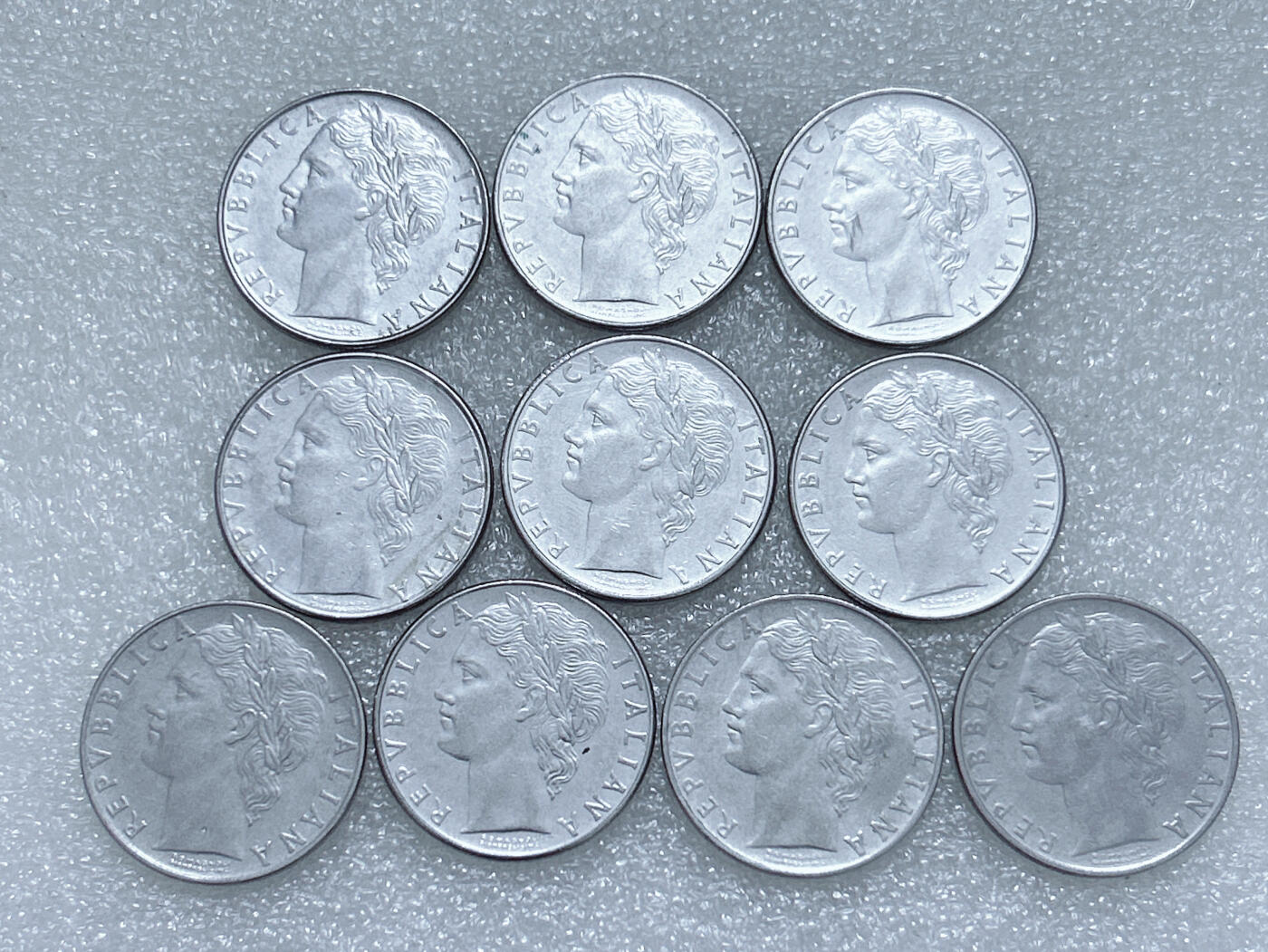 第一海外回流一元起拍收藏 散集专场  第269期 意大利100里拉不锈钢币 10枚