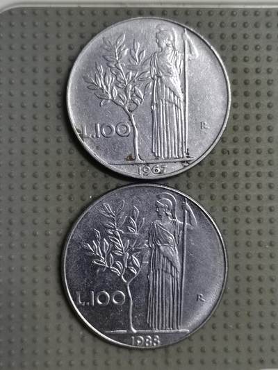 2025年第121场各国散币拍卖（总第121场） - 意大利100里拉2枚