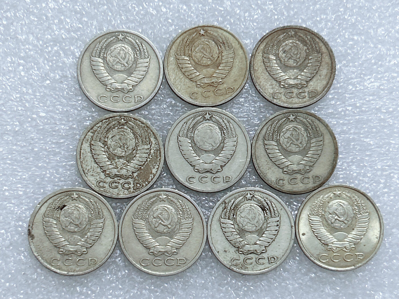 第一海外回流一元起拍收藏 散集专场  第269期 埃及15戈比硬币 10枚