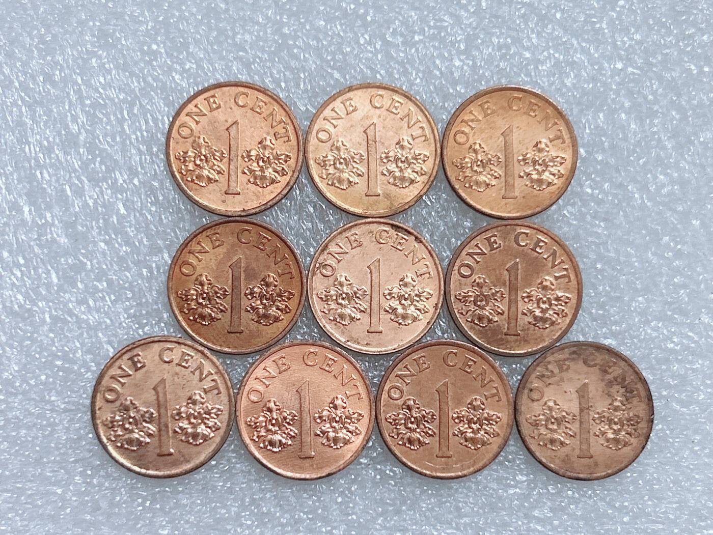 第一海外回流一元起拍收藏 散集专场  第269期 新加坡1分硬币 10枚