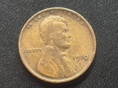 邮泉阁限时拍卖第三十六场 美洲硬币专场（硬币在国外。请付邮费6元。） - 美国1910年1分