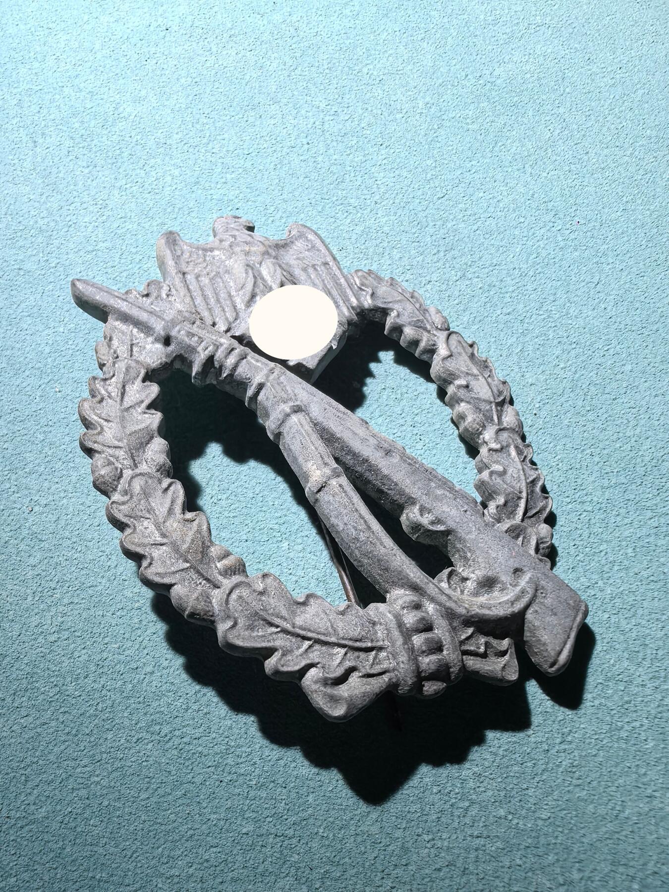 盛世勋华——号角文化勋章邮票专场拍卖第288期 德国（1939）步兵突击奖章 带少见Hauptmunzamt厂标