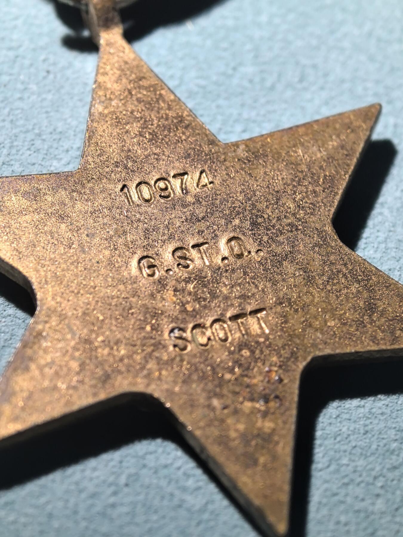 盛世勋华——号角文化勋章邮票专场拍卖第288期 英国二战1939-45之星奖章 带少见刻名