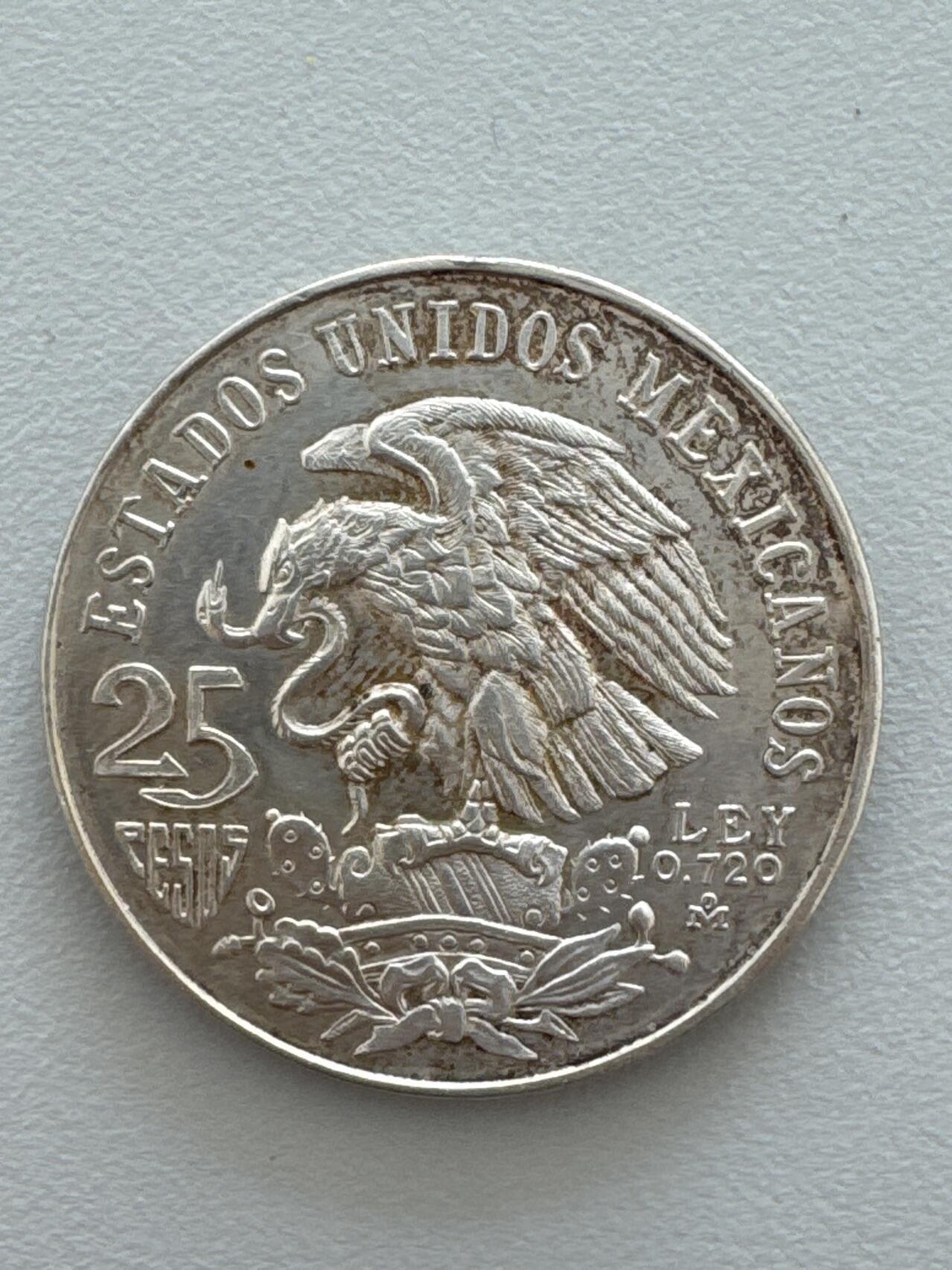 ❤️【币观天下】❤️ 第331期钱币拍卖- 2025.11.21周五晚上6点半场-长期征集拍品 墨西哥1968年奥运银币