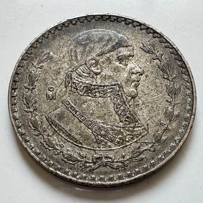 🌹外币初藏🌹🐯2025年第130场  每周二四六晚8️⃣点 接代拍 - 墨西哥1959年1比索低银大银币