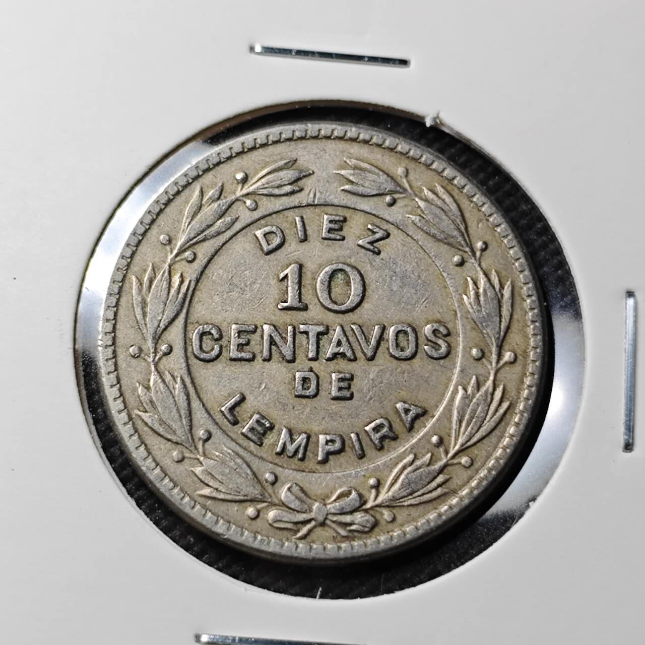 KK钱币收藏小铺  第374场  2月预留时间 周末发货  1956洪都拉斯10分