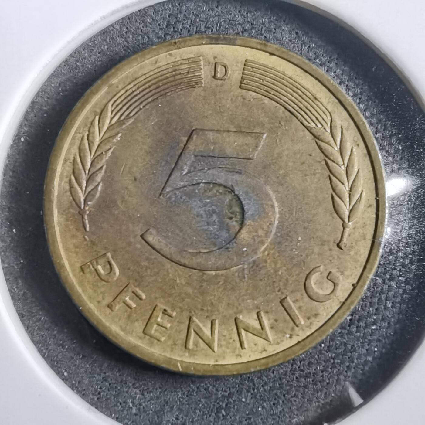 沼泽如烟--第908场 德国1976年5芬尼