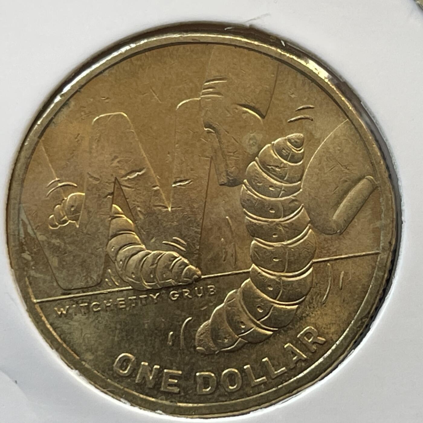 【澳大利亚硬币】限时专场（1澳元 ~4.6557人民币 ） 1澳大利亚1元昆虫纪念币一枚【19】