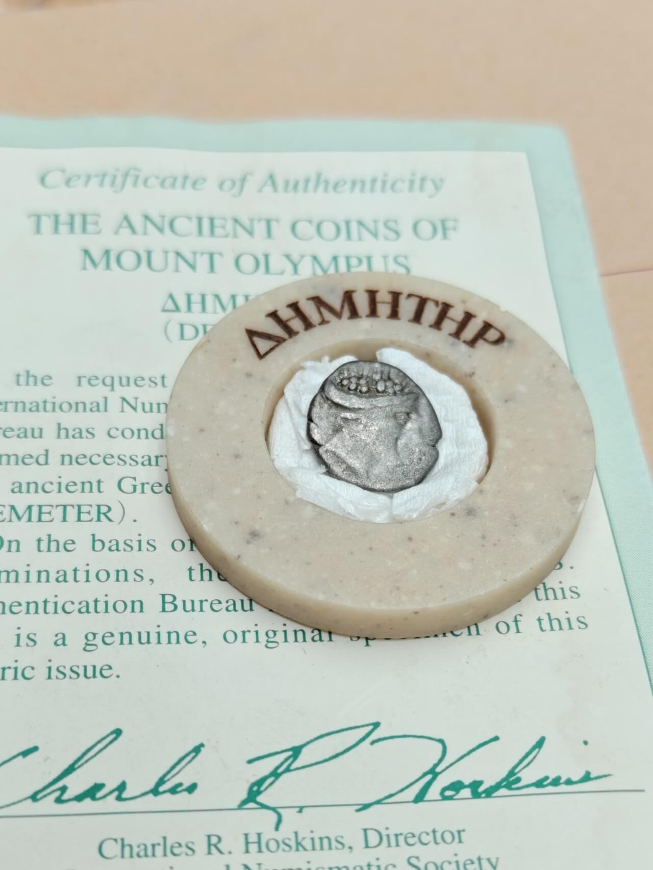 瓶子🏺第217期拍卖会 古希腊水泽仙女银币