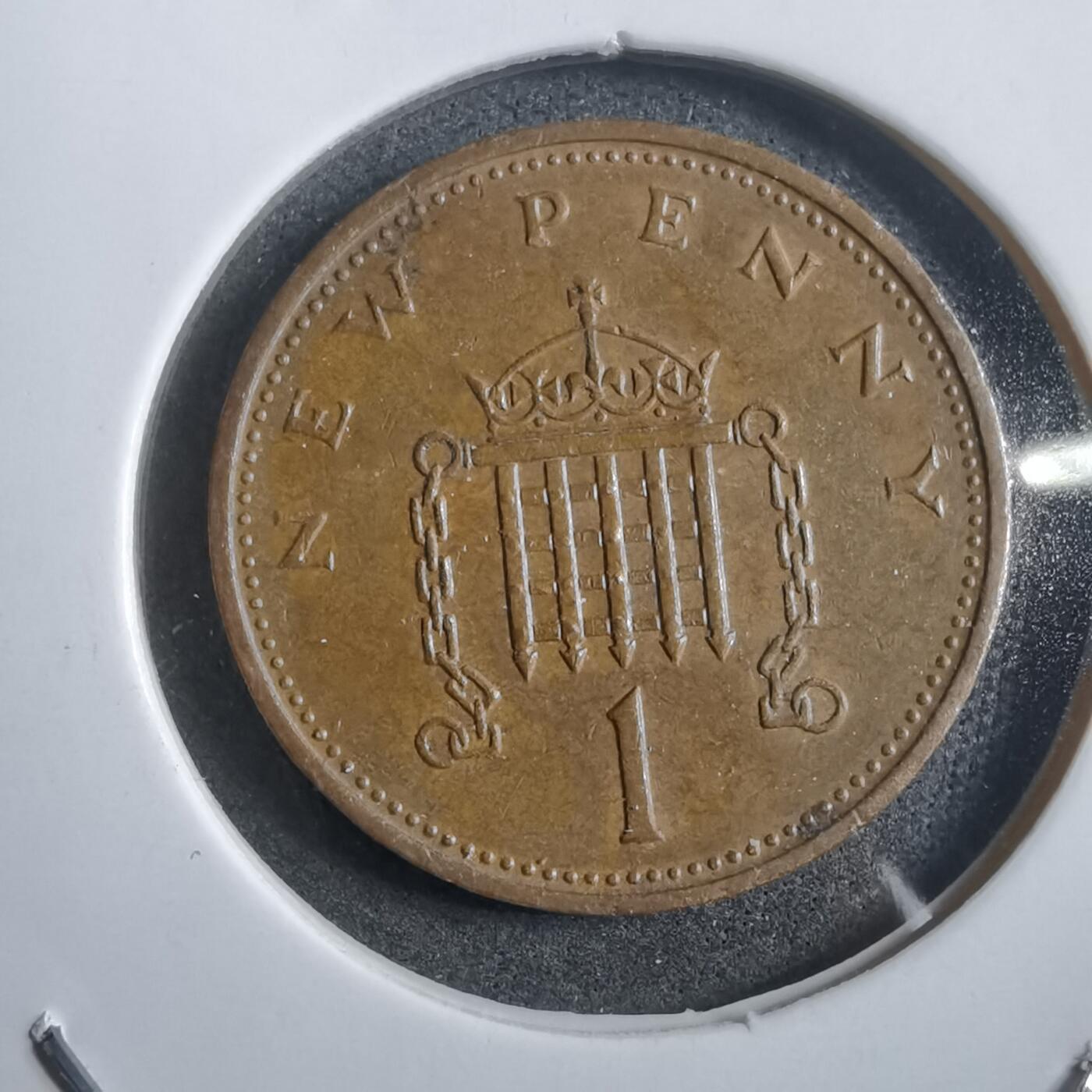 沼泽如烟--第908场 英国1971年1便士