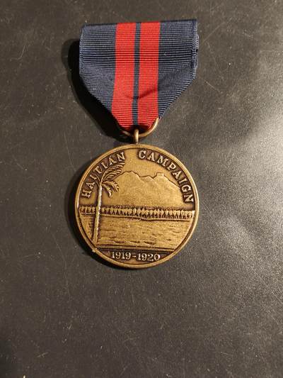 老王徽章第164期 -  美国海军陆战队1919-20海地战役奖章