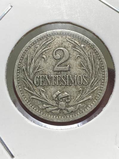2025年第一百三十一场(总第一百五十七场）外国好品纸夹散币场(免佣金) - 少见–乌拉圭🇺🇾1901年2分(A标，德国亚伦·赫希父子公司造)